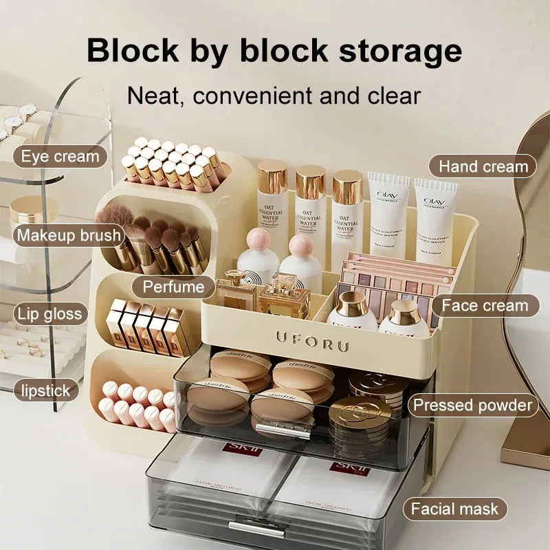 Tiered Makeup & Skincare Storage Box